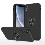 Hybrid Shock Absorbing Case with Kickstand for Apple iPhone XR - Black