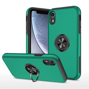 Hybrid Shock Absorbing Case with Kickstand for Apple iPhone XR - Green