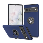 Hybrid Shock Absorbing Case with Kickstand for Google Pixel 7 - Navy Blue