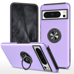 Hybrid Shock Absorbing Case with Kickstand for Google Pixel 8a - Purple
