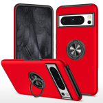 Hybrid Shock Absorbing Case with Kickstand for Google Pixel 9 Pro XL - Red