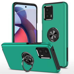 Hybrid Shock Absorbing Case with Kickstand for Moto G 5G (2023) - Green