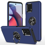 Hybrid Shock Absorbing Case with Kickstand for Moto G 5G (2023) - Navy Blue