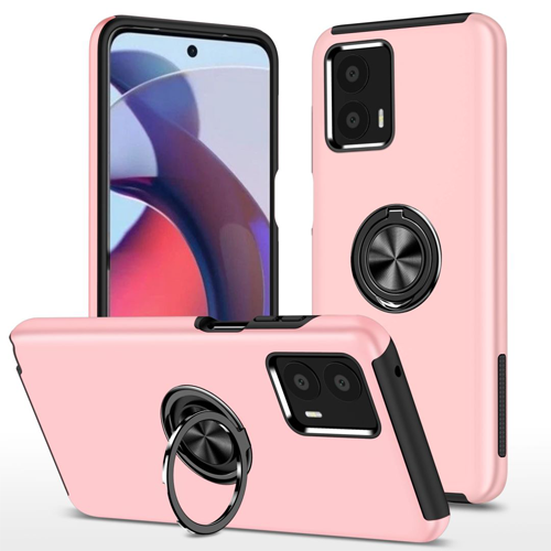 Hybrid Shock Absorbing Case with Kickstand for Moto G 5G (2023) - Pink