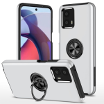 Hybrid Shock Absorbing Case with Kickstand for Moto G 5G (2023) - Silver