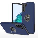 Hybrid Shock Absorbing Case with Kickstand for Samsung Galaxy S24 Plus / S25 Plus - Navy Blue