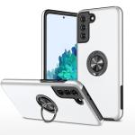 Hybrid Shock Absorbing Case with Kickstand for Samsung Galaxy A16 - Silver