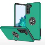 Hybrid Shock Absorbing Case with Kickstand for Samsung Galaxy S21 FE - Green