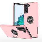 Hybrid Shock Absorbing Case with Kickstand for Samsung Galaxy S22 - Pink