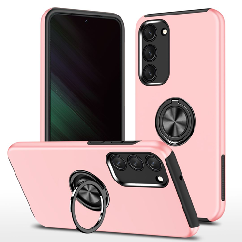 Hybrid Shock Absorbing Case with Kickstand for Samsung Galaxy S23 Plus - Pink