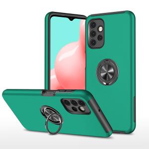 Hybrid Shock Absorbing Case with Kickstand for Samsung Galaxy A32 5G - Green