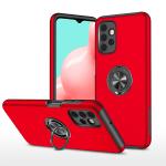 Hybrid Shock Absorbing Case with Kickstand for Samsung Galaxy A13 5G / A04S - Red