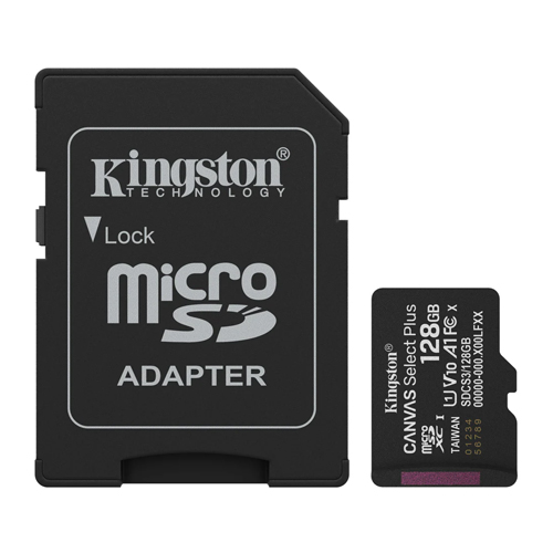 Kingston Canvas Select Plus Micro SD Memory Card 128GB (OEM) 150MB/S Speed