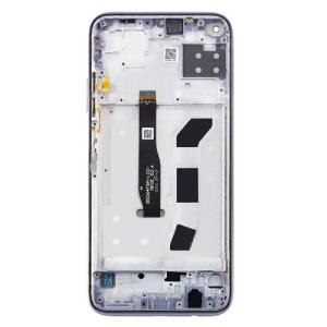 LCD Assembly With Frame Compatible for Huawei P40 Lite / Nova 6 SE (Refurbished) - Black