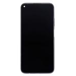 LCD Assembly With Frame Compatible for Huawei P40 Lite / Nova 6 SE (Refurbished) - Black