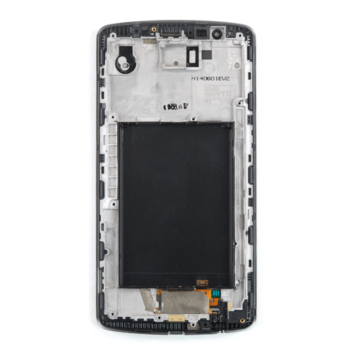 LCD Assembly With Frame Compatible for LG G3 (Refurbished) - Black
