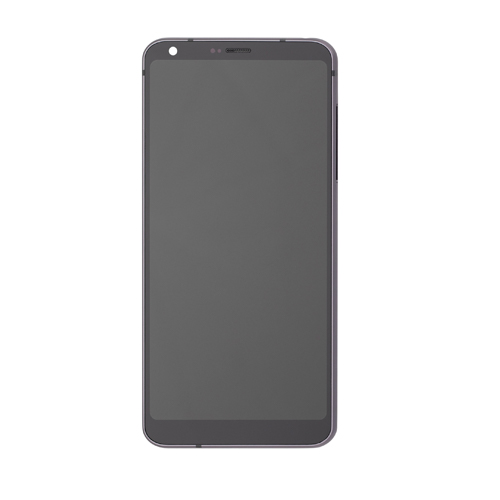 LCD Assembly With Frame Compatible for LG G6 (Refurbished) - Black