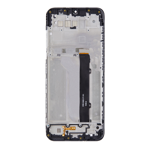 LCD Assembly With Frame Compatible for LG K41S (Refurbished) - Black
