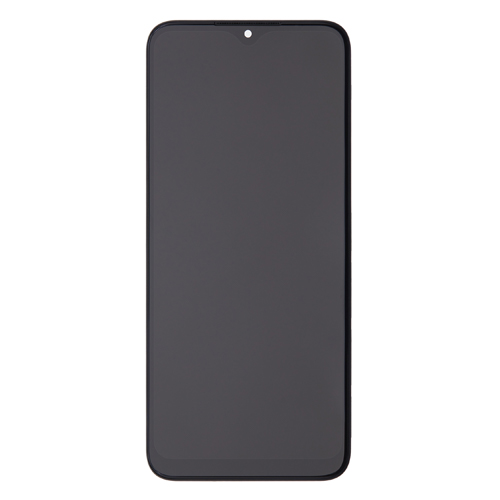 LCD Assembly With Frame Compatible for LG K41S (Refurbished) - Black