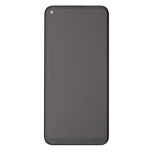 LCD Assembly With Frame Compatible for LG K61 (Refurbished) - Black
