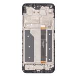 LCD Assembly With Frame Compatible for LG K61 (Refurbished) - Black