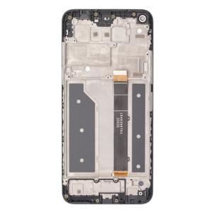 LCD Assembly With Frame Compatible for LG K61 (Refurbished) - Black