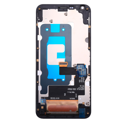 LCD Assembly With Frame Compatible for LG Q6 / Q6 Plus (2017) (Refurbished) - Black