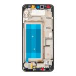 LCD Assembly With Frame Compatible for LG Q60 (2019) / K50 (2019 / X520) (Refurbished) - Black