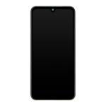 LCD Assembly With Frame Compatible for LG Q60 (2019) / K50 (2019 / X520) (Refurbished) - Black