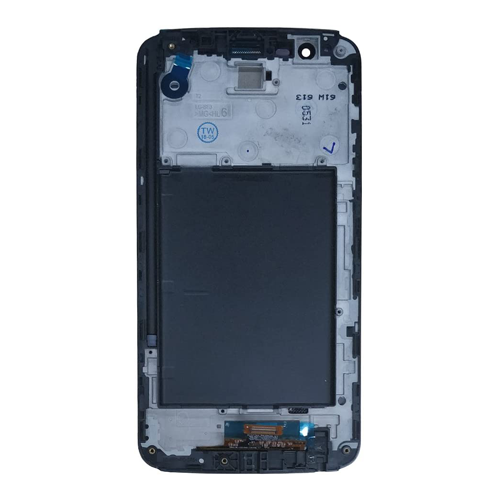 LCD Assembly With Frame Compatible for LG Stylo 3 (Refurbished) - Black