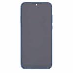 LCD Assembly With Frame Compatible for Motorola Moto E (2020 / XT2052) (Refurbished) - Midnight Blue