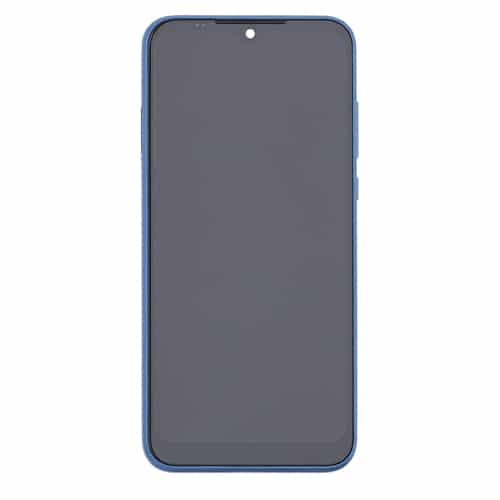 LCD Assembly With Frame Compatible for Motorola Moto E (2020 / XT2052) (Refurbished) - Midnight Blue