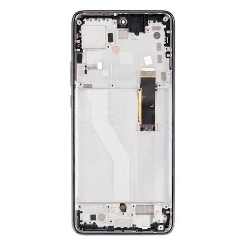 LCD Assembly With Frame Compatible for Motorola Moto Edge (XT2205-1 / 2022) (Refurbished) - Gray