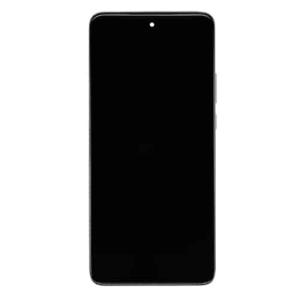 LCD Assembly With Frame Compatible for Motorola Moto Edge (XT2205-1 / 2022) (Refurbished) - Gray