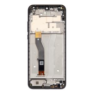 LCD Assembly With Frame Compatible for Motorola Moto G Play (2021) (XT2093) (Refurbished) - Flash Gray