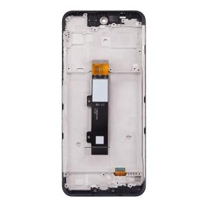 LCD Assembly With Frame Compatible for Motorola Moto G Play (XT2271-5 / 2023) (Refurbished) - Black