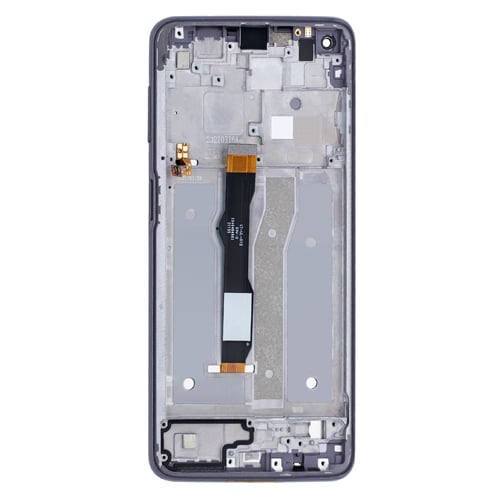 LCD Assembly With Frame Compatible for Motorola Moto G Power (2021) (XT2117) (Refurbished) - Flash Gray