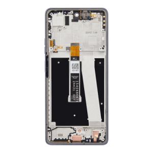 LCD Assembly With Frame Compatible for Motorola Moto G Power 5G (XT2515 / 2025) (Refurbished) - Slate Gray
