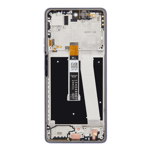 LCD Assembly With Frame Compatible for Motorola Moto G Power 5G (XT2515 / 2025) (Refurbished) - Slate Gray