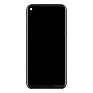 LCD Assembly With Frame Compatible for Motorola Moto G Power (XT2041-4 / XT2041-6 / XT2041-7 / XT2041DL / 2020) (Refurbished) - Smoke Black