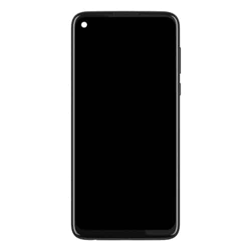 LCD Assembly With Frame Compatible for Motorola Moto G Power (XT2041-4 / XT2041-6 / XT2041-7 / XT2041DL / 2020) (Refurbished) - Smoke Black