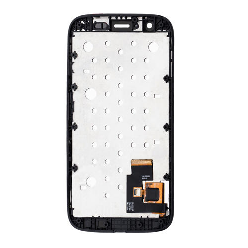 LCD Assembly With Frame Compatible for Motorola Moto G (XT1032) (Refurbished) - Black