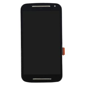 LCD Assembly With Frame Compatible for Motorola Moto G2 (XT1068) (Refurbished) - Black