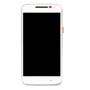 LCD Assembly With Frame Compatible for Motorola Moto G4 Play (XT1609) (Refurbished) - White