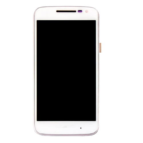 LCD Assembly With Frame Compatible for Motorola Moto G4 Play (XT1609) (Refurbished) - White