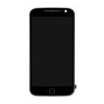 LCD Assembly With Frame Compatible for Motorola Moto G4 Plus (XT1644) (Refurbished) - Black