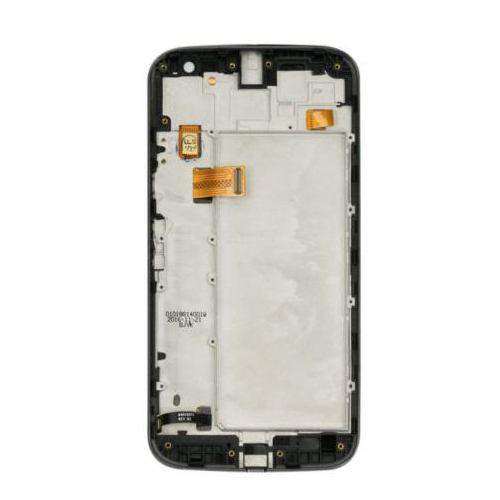 LCD Assembly With Frame Compatible for Motorola Moto G4 Plus (XT1644) (Refurbished) - Black
