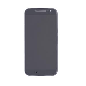 LCD Assembly With Frame Compatible for Motorola Moto G4 (XT1625) (Refurbished) - Black