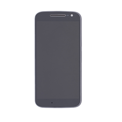 LCD Assembly With Frame Compatible for Motorola Moto G4 (XT1625) (Refurbished) - Black