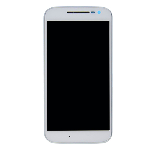 LCD Assembly With Frame Compatible for Motorola Moto G4 (XT1625) (Refurbished) - White